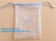 Мешок изготовленной на заказ косметической сумки мешка ЕВА Drawstring многоразовой косметический повторно использовал мешки каннелюры КАНУНА макияжа белые