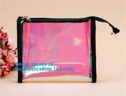 Случая гигиенической косметикаи PVC сумки перемещения прозрачная восхитительная застегнутая на молнию сумка гигиенической косметикаи перемещения сумки PVC водоустойчивого ясная