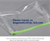 Сумки макияжа, заморозили сумки молнии PVC, ясный мешок скольжения PVC материальный пластиковый, сумки документа замка застежка-молнии PVC