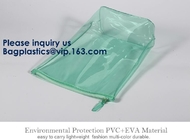 Сумки макияжа, заморозили сумки молнии PVC, ясный мешок скольжения PVC материальный пластиковый, сумки документа замка застежка-молнии PVC