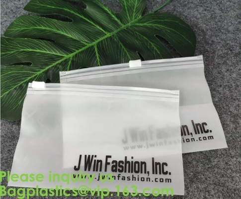 Прозрачный мешок молнии слайдера PVC Biodegradable изготовленный на заказ замороженный для пластиковой упаковки k одежды Swimwear бикини