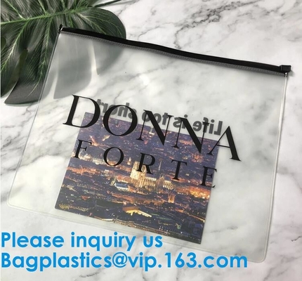 Замороженная сумка вешалки PVC ЕВА сумки k для сумки Drawstring Frost одежд, напечатанный LDPE k кладет замок в мешки Plasti застежка-молнии слайдера