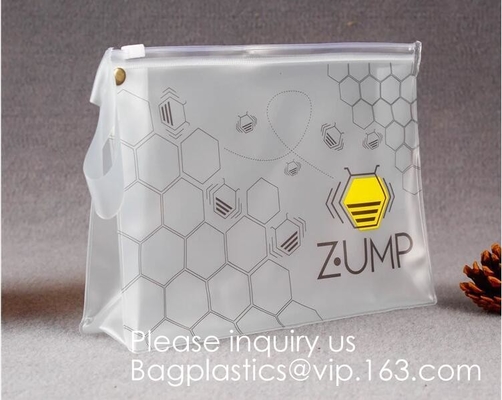 Сумки молнии нейлона PVC сумки замка застежка-молнии слайдера PVC сумки BPA шить сумки кнопки прессы хозяйственной сумки PVC сумки PVC свободной ЕВА косметический