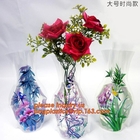 ваза искусственной складной свадьбы pvc декоративной пластиковая, сумка рукава цветка pp пластиковая, роза s прозрачного цветка pp одиночная