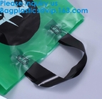 Полиэтиленовый пакет 100% Biodegradable и Compostable мягкий петли ручки для одежды, хозяйственной сумки блока ручки нижней пластиковой