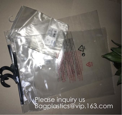 Замороженная сумка для одежд, сумка вешалки PVC ЕВА сумки k Drawstring ЕВА Frost, заморозила застежка-молнию сумки упаковки одежды ЕВА