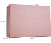 Коробка ящика картона нестандартной конструкции роскошная небольшая бумажная, косметика сливк заботы кожи бумажной складной подарочной коробки пинка упаковывая