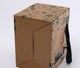 Изготовленная на заказ роскошная бумага шоколада картона кладет упаковывающ в коробку, популярная роскошная упаковывая круглая коробка BAGEASE цветка шляпы бумаги подарка