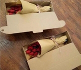 Картон бумаги подарка оптового ясного пластикового букета квадратный упаковывая роскошную коробку цветка, коробку BAGEAS цветка шляпы подарка бумажную