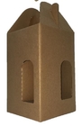 роскошная подгонянная коробка бумажного подарка бутылки вина картона упаковывая, магнитное складного складного твердого роскошного штейна белое