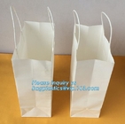 таможня бумаги 250gsm напечатала роскошную хозяйственную сумку подарка со смычком для пакета подарка, оптовых сумок упаковки еды Kraft, пакета