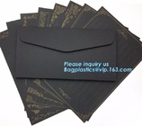 Конверт коричневого цвета подарка kraft бумаги нестандартной конструкции A4 A5 A6 со строкой, конвертами фольги бумаги kraft вычуры приглашения свадьбы