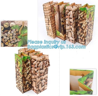 годовщины бумажных мешков 120g Kraft, сумка розничной упаковки Eco фестивалей розничная, сумка товара, сумка подарка, сумка партии
