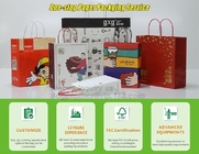 Бумажные сумки подарка с бумажными мешками Tote ручек штейновыми, хозяйственными сумками, сумками Kraft, розничными сумками, сумками партии