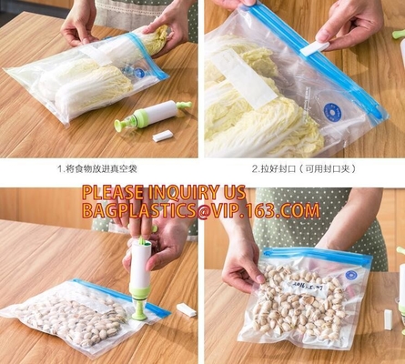 Сумка хранения еды Rolls Sous Vide вкладчика вакуума упаковки еды замораживателя товарного сорта, многоразовая упаковка слоистой пластмассы