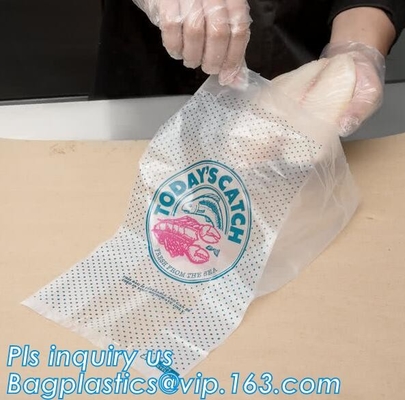 Сумка льда с Drawstring, сумка LDPE поставщиков Китая очень сильная пластиковая течебезопасного льда более крутая, сверхмощная пластиковая сумка льда w