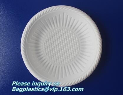Tableware багассы сахарного тростника Eco дружелюбный biodegradable устанавливает устранимую плиту бумажной пульпы packag bagease диска 6 дюймов круглое