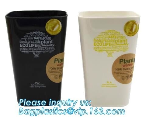 Compostable твердая чашка, PLA Biodegradable, чашки PLA дружественные к эко biodegradable пластиковые, PLA 16oz 500ml, кофе чашек, который нужно пойти Mu