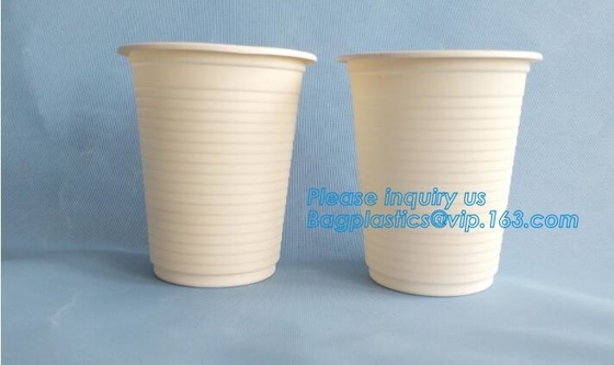 Шар упаковывая для еды, Biodegradable шар кукурузного крахмала мороженого устранимой пульпы багассы Biodegradable кукурузного крахмала для s
