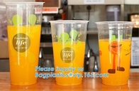 Biodegradable и Compostable непрозрачная желтая крышка со славным дизайном, крышка кофейной чашки чашки (крышка) чашки PLA, bagplastics bagease