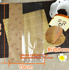 Таможня поставщика Китая выдвиженческая покрыла сумку kraft хлеба/сэндвича бумажную с ясным окном, коричневым хлебом пекарни бумаги kraft