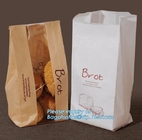 Бумажный мешок хлеба бумажного мешка Kraft фармации китайской новой продажи дизайна горячей изготовленный на заказ напечатанный белый, стоит вверх сумка хлеба бумаги kraft