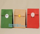 Плоской бумажной подгонянный ручкой подарок покупок дизайна напечатал бумажный мешок Kraft, бумажный мешок хлеба ECO дружелюбные/легкую закуску Packag
