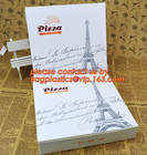 Картон напечатанный таможней рифленый повторно использует коробку пиццы Kraft коробки пиццы бумаги изготовленную на заказ бумажную, коробку фаст-фуда