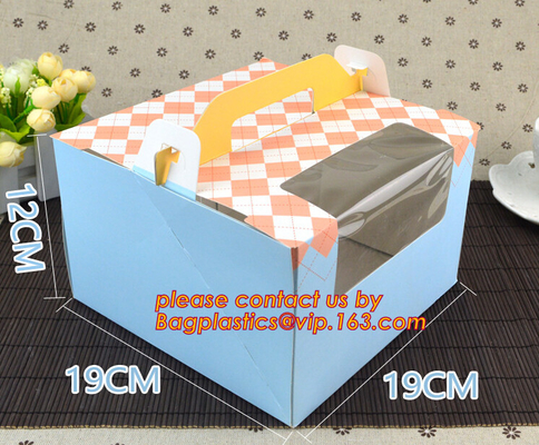 Коробка еды торта изготовителя ясная packaing/в форме сердц коробка торта для оптовой, выдвиженческой свадьбы ca подарочной коробки свадьбы