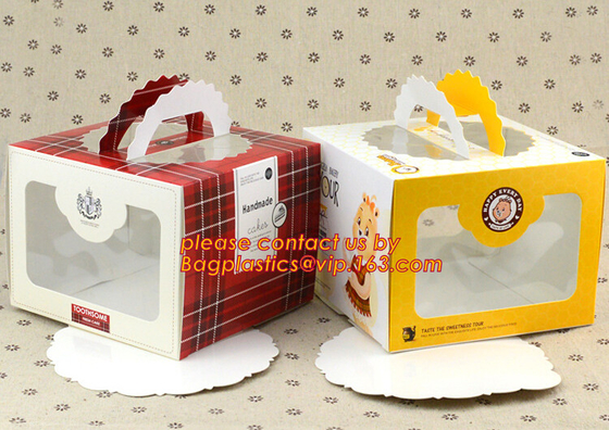 Коробка еды торта изготовителя ясная packaing/в форме сердц коробка торта для оптовой, выдвиженческой свадьбы ca подарочной коробки свадьбы