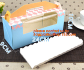Изготовленная на заказ дешевая оптовая коробка торта картона бумаги качества еды с ручкой
