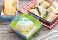 упаковка коробки/суш susi/оконная коробка еды, пищевой контейнер пластиковой коробки для завтрака волдыря микроволны PP ясный с крышкой 650ml