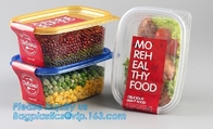 пластмасовый контейнер вакуума с крышкой для держать свежий ящик для хранения, пищевой контейнер коробки вакуума свежие/ящик для хранения для пакета еды