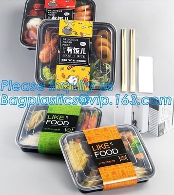DelivFood фаст-фуда ранг коробку для завтрака бенто тары для хранения еды пластмассы силикона плоско складных детей пластиковую складную