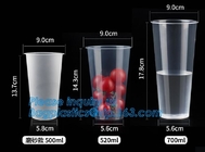 Чашки ЛЮБИМЦА чашки PLA солома чашки закуски верхней части PS чашки PP пластиковой пластиковой пластиковая, салата пластиковой коробки еды пульпа f шара takeout пластиковая