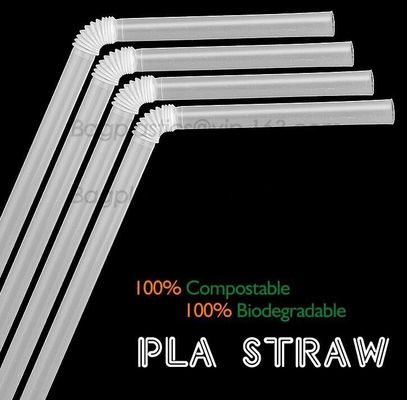 Соломы PLA выпивая соломы крахмала 100% strawCorn соломы PLA biodegradable biodegradable не пластиковые,