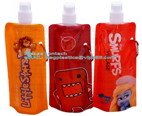 прозрачная spouted сумка воды сумки 50ml~4.5L жидкостная, OEM/Odm подгонянная стойка вверх по жидкости мешка пластикового жидкого мыла упаковывая