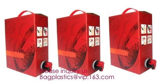 3L, 5L, 10L, 20 l сумка в коробке, сумка коробки клапан-бабочки/сумка I bib Spout молока сумки распределителя вина упаковывая BIB сока пластиковая