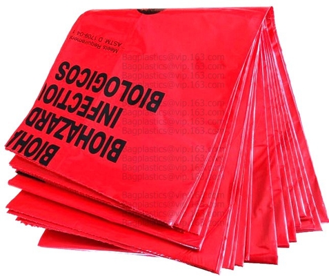 Вкладыши ящика Biohazard, сумки отхода Biohazard, отброс Biohazard, сумка уничтожения отбросов