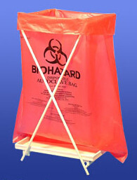 Сумка отброса медицинского Biohazard ненужная, мешок для мусора drawtape biohazard, сумка отброса больницы, biohazardous сумка выжимк, bageas