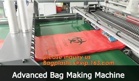 Медицинская сумка Biohazard, устранимые сумки отброса biohazard, мешок для мусора медицинского ненужного biohazard, bagplastics, bageas