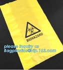Сумка отброса Biohazard PE для отхода больницы, заразных ненужных сумок, медицинской жидкой сумки, здравоохранения, здравоохранения, больницы