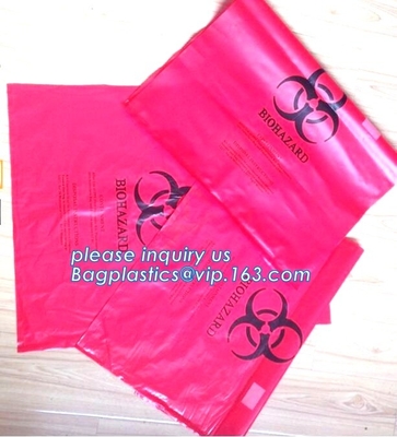 Нарисуйте отброс/мешок для мусора Biohazard строки для infecciosas/пользы больницы, biohazardous ненужной сумки, bagplastics, bagease, pac