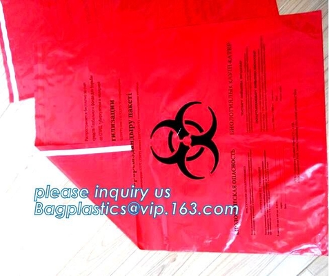 вкладыша мусорной корзины biohazard мешок документа заразного ненужного, 3 стен или 4 стен, мешки для мусора здравоохранения, bagplastics, bagease