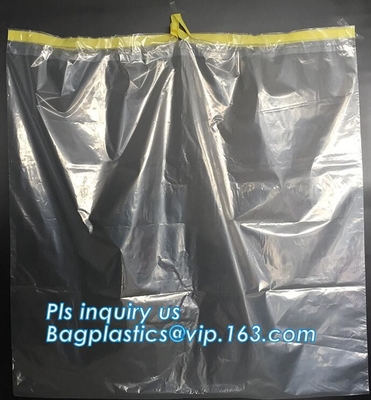 Поставок уничтожения отбросов biohazard Drawstring сумки автоклава LDPE медицинских пластиковые, отход p Biohazard сумок вкладыша мусорного ведра