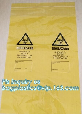 сумок отхода biohazard уплотнения собственной личности сумка удаления слипчивых клиническая resealable опасная, герметизируя сумки отхода Biohazard ленты