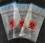 печатающ сумку отхода biohazard собственной личности слипчивую, сумка перехода образца biohazard автоклава, медицинский Biohazard пластиковый поли b