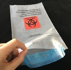 печатающ сумку отхода biohazard собственной личности слипчивую, сумка перехода образца biohazard автоклава, медицинский Biohazard пластиковый поли b