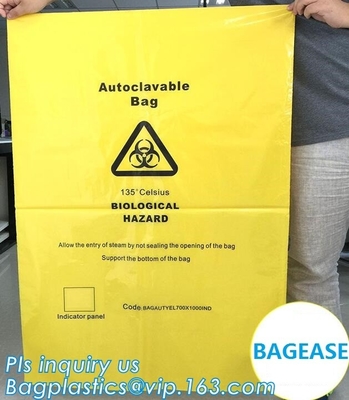 Подгонянная сумка drawtape сумки drawstring biohazard цвета медицинская ненужная, сумки biohazard медицинские ненужные для клинического отхода, ye