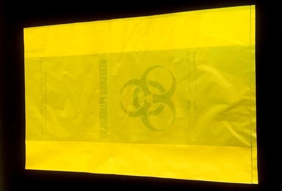 Отброс сумки Biohazard больницы медицинский ненужный кладет сумки в мешки белья инфекций ненужные, красную сумку белья biohazard для больницы